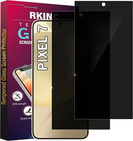 واقي شاشة RKINC [عبوة من 3 قطع] لهاتف Google Pixel 4a [غير مناسب لهاتف Pixel 4a 5G]، واقي شاشة من الزجاج المقسى، 0.33 مم [ضمان مدى الحياة] [خالي من الفقاعات] [مضاد للخدش] [مضاد للكسر] in Saudi Arabia