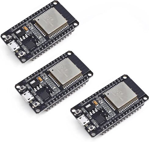 Teyleten Robot ESP32S ESP32 ESP-WROOM-32 Development Board 2.4GHz Dual-Core WiFi +Bluetooth 2 Function Microcontroller for Arduino (ESP32 30P TYPE-C, 3PCS) in Saudi Arabia