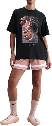 تيشيرت كرة السلة Dri-FIT Graphic للسيدات من نايك (أسود) in Kuwait