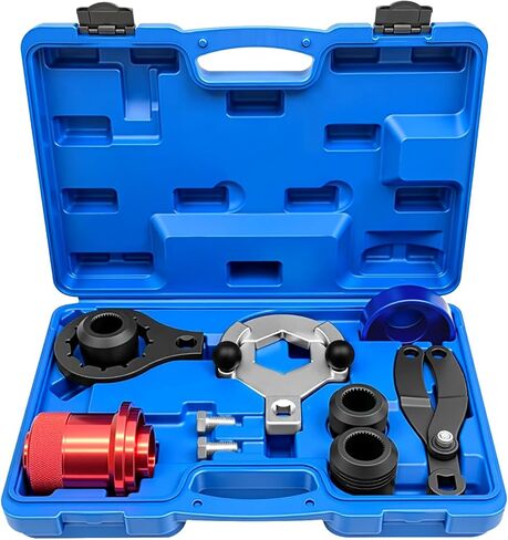 ZKTOOL Rear Drive Axle Differential Installer Remover Tool Kit Compatible with BMW E70 E90 E91 E92 X3 X5 X6 RWD 4WD Replace 335040 335050 335060 335080 230020 with Carrying Case in Kuwait