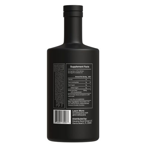 Kavana Kava Spirit 25 Oz - Alcohol-Free & Sugar-Free Kava Root Drink, Plant-Based Zero-Proof Alternative with Natural Citrus Flavor, Smooth Mocktails Non-Alcoholic Drinks Botanical Spirit, Made in USA in Saudi Arabia