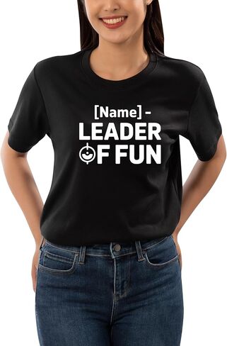 تي شيرت Fun Level مع أصحاب مواقع الاسم - زعيم Fun Black in Kuwait