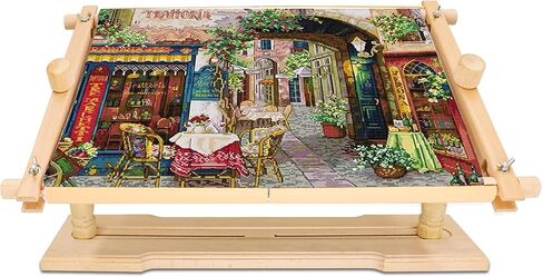 إطار التمرير النسيجي المطرز، إطار الغرز المتقاطعة، حامل طوق التطريز من خشب الزان الطبيعي، سهل الاستخدام، لوازم غرز متقاطعة لمشاريع التطريز الفنية الحرفية in Kuwait