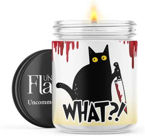 Scented Candles | What?! | Inner Peace Home Scented | Handmade, 120hr Burn Time, 100% Soy Wax | 16oz Flint Jar Candles in Saudi Arabia