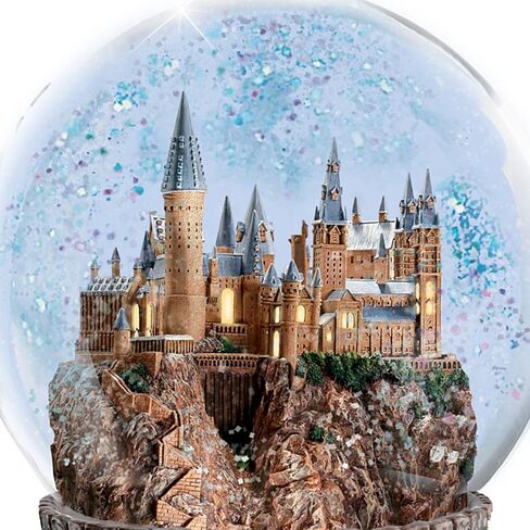 The Bradford Exchange Harry Potter Hogwarts Express Musical Snow Globe, Light-Up Castle, Moving Train with Hedwig's Theme in Saudi Arabia