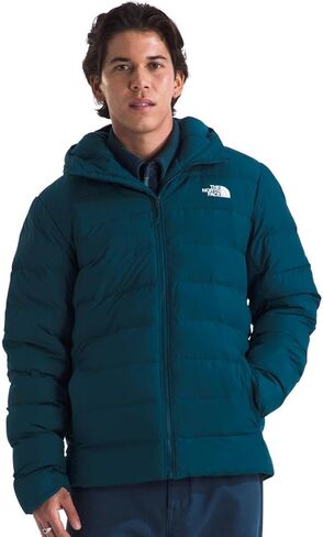 سترة Aconcagua معزولة بغطاء للرأس للرجال من THE NORTH FACE (حجم قياسي وكبير)، بترولي منتصف الليل، كبير in Saudi Arabia