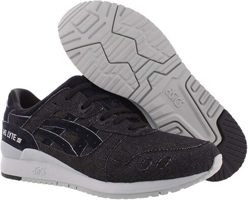 حذاء ASICS Tiger للرجال Gel-Lyte III، رمادي متوسط/أسود 9 M US in Kuwait