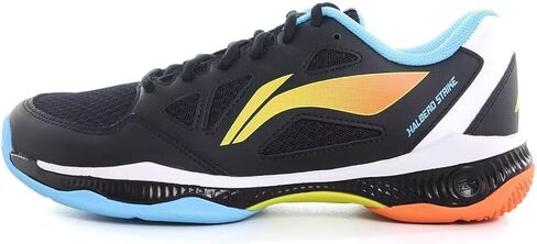 LI-NING Halberd Strike للجنسين أحذية كرة الريشة المضادة للانزلاق الريشة انتعاش التدريب المهني أحذية رياضية AYTV021 in Kuwait
