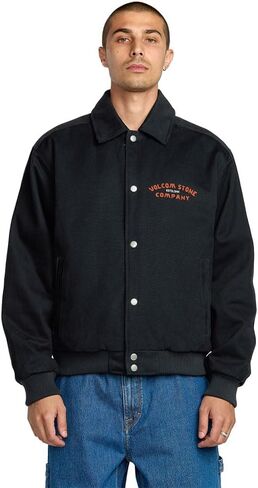 سترة Volcom الرجالية Highsiders - ملابس عمل اسكواش بومبر، حشو بوليستر معاد تدويره من RepreveTM in Saudi Arabia