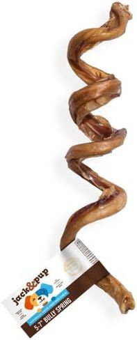 Jack&Pup Bully Rings | 4" Bully Stick Rings Single Ingredient Dog Treat, Rawhide Free Dog Chews (8 Ct) in Kuwait