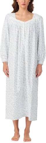 Eileen West womens Cotton Brushed Flannel 50" Ballet Long Sleeve Nightgown in Saudi Arabia