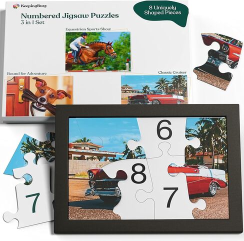 Keeping Busy Object Dementia Puzzles for Seniors - 3 Pack Puzzles for Dementia Patients Solve in 3 Steps - Puzzles for Dementia Seniors - Jigsaw Puzzles for The Elderly - Puzzles for Senior Citizens in Saudi Arabia