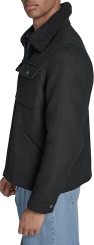 Levi's mens Wool Blend Depot Jacket With Sherpa Collar in Saudi Arabia