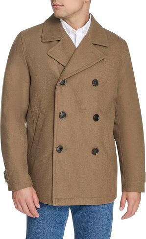 DOCKERS mens Wool Blend Peacoat in Saudi Arabia