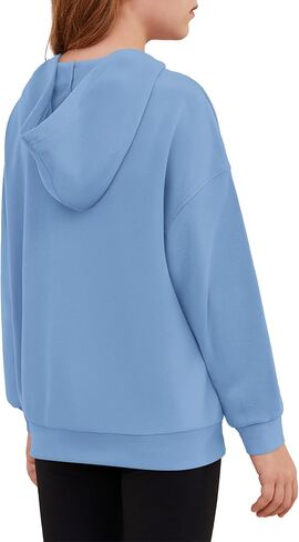 أطفال هوديس بنات لطيف بلوزات صوفية كم طويل Crewneck قطرة الكتف قمم 2025 العصرية in Kuwait