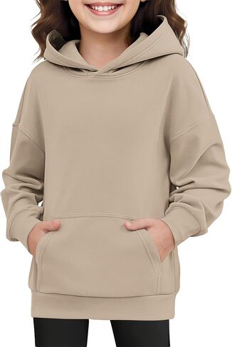 أطفال هوديس بنات لطيف بلوزات صوفية كم طويل Crewneck قطرة الكتف قمم 2025 العصرية in Kuwait