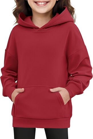 أطفال هوديس بنات لطيف بلوزات صوفية كم طويل Crewneck قطرة الكتف قمم 2025 العصرية in Kuwait