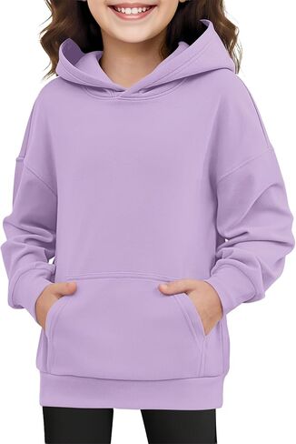 أطفال هوديس بنات لطيف بلوزات صوفية كم طويل Crewneck قطرة الكتف قمم 2025 العصرية in Kuwait