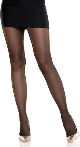 Leg Avenue womens Spandex Sheer Lurex Tights in Saudi Arabia