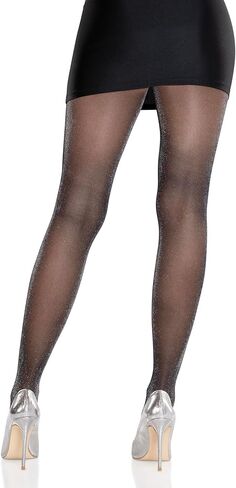 Leg Avenue womens Spandex Sheer Lurex Tights in Saudi Arabia