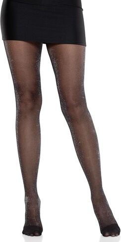 Leg Avenue womens Spandex Sheer Lurex Tights in Saudi Arabia