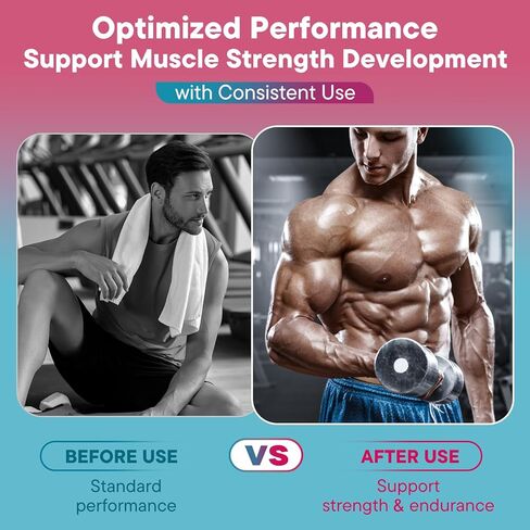 HMB and L-Leucine Gummies, 4500mg HMB and Leucine Supplements for Men & Women, Sugar-Free, Strawberry Flavored, 120 Count in Kuwait