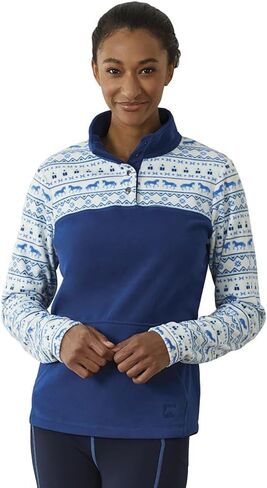 Dover Saddlery Riding Sport Ladies' Freemont Print Fleece in Saudi Arabia
