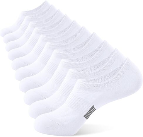 No Show Socks Womens Low Cut Non Slip Athletic Cotton Invisible Women Sock 5 Pairs in Saudi Arabia