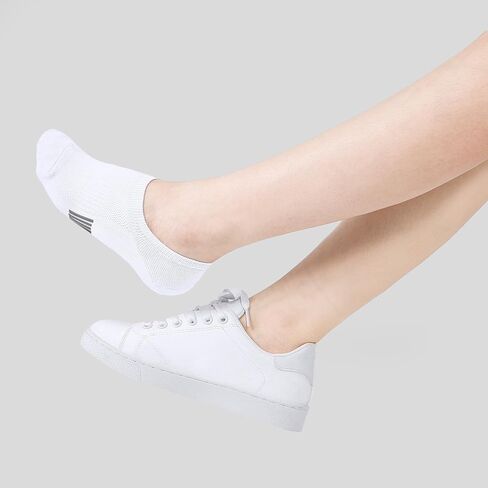 No Show Socks Womens Low Cut Non Slip Athletic Cotton Invisible Women Sock 5 Pairs in Saudi Arabia