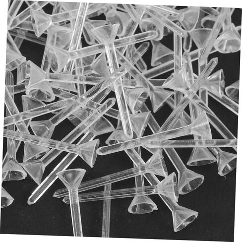 Gadpiparty 500pcs Plastic Earrings Clear Posts: 3mm Piercing Retainers Tiny Findings for Rhinestone Ear Studs - DIY Jewelry Supplies for Sports in Saudi Arabia