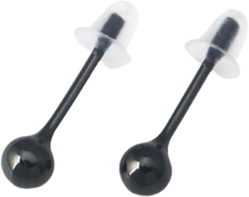 Fashionable Round Flexible Bioplast Bioceramics Elegant Designs Ear Nose Studs Piercing Retainers Daily Use Ear Piercing Retainers in Saudi Arabia