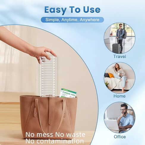 Fungal Nail Treatment Swabs–100 Ct, Extra Strength Toenail & Athlete’s Foot Fungus Treatment with 25% Undecylenic Acid, Damaged, Discolored & Thick Nails, Restores Healthy Nail Growth in Saudi Arabia