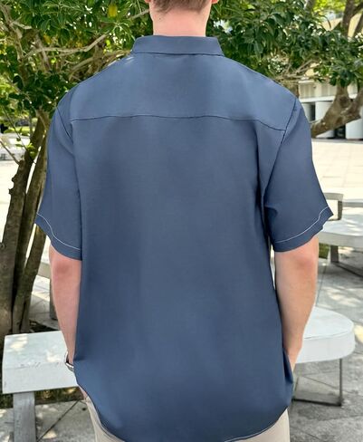Men's Funny Hawaiian Western Ocean Animal Ukiyoe Faith Theme Summer Beach Vacation Short Sleeve Shirt in Saudi Arabia