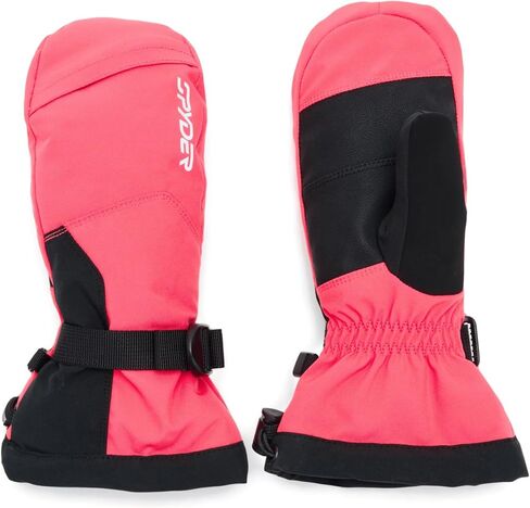 Spyder Unisex Youth Finn Ski Mittens (Big Kid), Coral Haze, Medium in Saudi Arabia