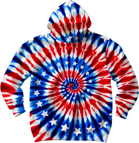 Unisex Kids Tie Dye Hoodie Sweatshirt for Boys Girls Hooded Kangaroo Pocket Pullover Hoodies in Saudi Arabia