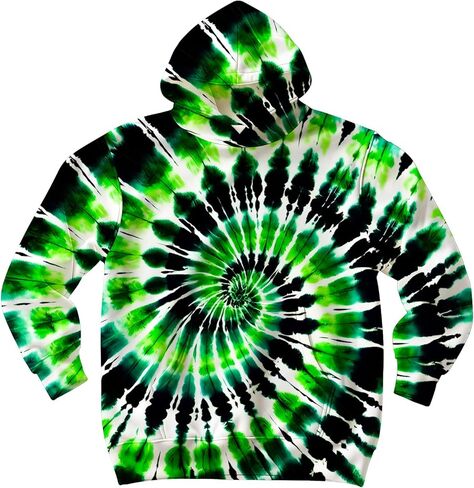 Unisex Kids Tie Dye Hoodie Sweatshirt for Boys Girls Hooded Kangaroo Pocket Pullover Hoodies in Saudi Arabia
