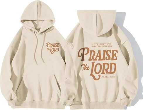 KEEVICI Christian Graphic Hoodies For Teen Boys Jesus Hoodie Faith God Sweatshirt Bible Verse Pullover Religious Tops in Saudi Arabia