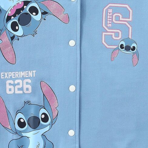 Disney Lilo & Stitch Girls Letterman Varsity Bomber Jacket for Big Kids in Saudi Arabia