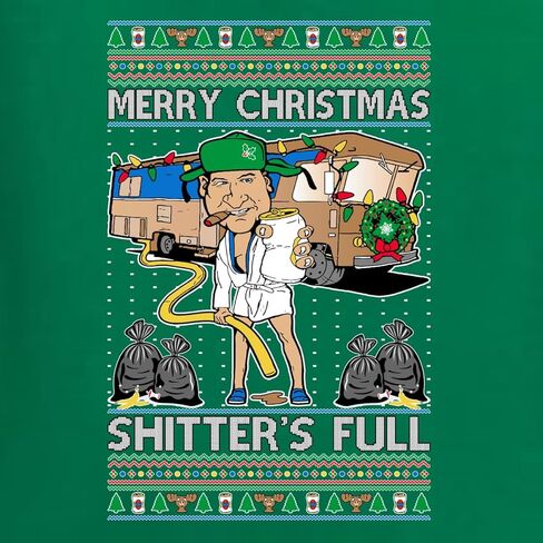 Wild Bobby Merry Christmas Shitter's Full Unisex 3/4 Sleeve Raglan Jersey Baseball T-Shirt in Saudi Arabia
