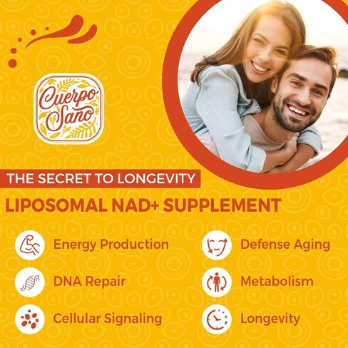 2000 مجم NAD مكمل، Liposomal NAD+ عالي الامتصاص، أكثر كفاءة من النيكوتيناميد ريبوسيد، مكمل تعزيز نقي ومعزز، الدفاع عن الشيخوخة، التمثيل الغذائي والخلوي، 60 كبسولة هلامية in Kuwait