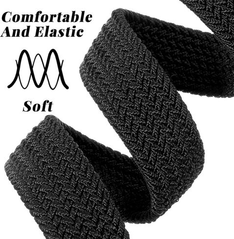 Stretch Braided Belt for Girls, Punch-free Elastic Women Belt, Adjustable Fabric Golf Belts, Suitable for Jeans, Trousers, Skirts, Shirts in Saudi Arabia