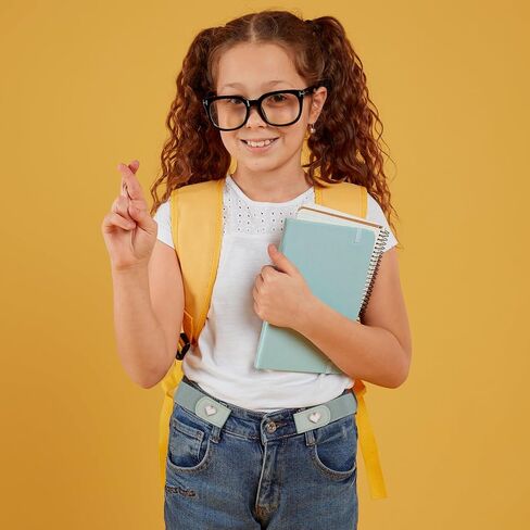 3 قطع من أحزمة الفتيات، 3 أحزمة جلدية للأطفال مع تصميم قلب وإكسسوارات ملابس قابلة للتعديل للفتيات وفساتين الجينز in Kuwait