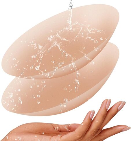 Vertvie Nipple Covers for Women Sticky Bra Reusable Adhesive Silicone Pasties Cover No Show Seamless Washable Breast Petals in Saudi Arabia