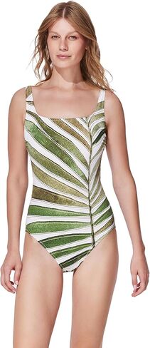 Gottex Square Neck One Piece - Adjustable Straps, Built-in Soft Cups, Tummy Control, Longer Torso and Fuller Coverage in Saudi Arabia