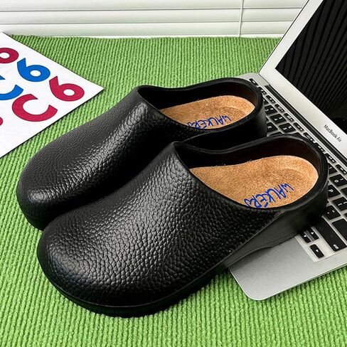 ihinzry Professional Chef Clogs Non-Slip Waterproof Work Shoes for Nurses Kitchen Staff with Arch Support Lightweight Comfort Restaurant Safety Shoes Slip Resistant​ in Saudi Arabia