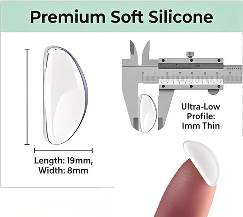 40Pack Fit for Ray Ban Meta Wayfarer Eyeglasses Nose Pads,Ultra Soft Silicone Adhesive Nose Pads Anti Slip Compatible with Ray-Ban Meta Wayfarer W4006/4008 & Gen2 RW4012(53mm & 50mm) Accessories. in Kuwait