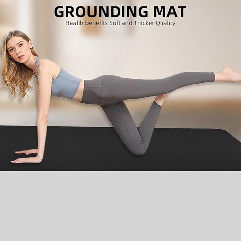 طقم حصيرة التأريض للحصول على طاقة تأريض صحية، وسادة تأريض للنوم مع سوار معصم تأريض وسلك تأريض بطول 15 قدم، لتحسين النوم in Kuwait