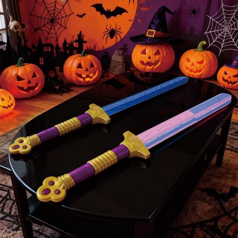 Purple Cosplay Costume Sword Cosplay Weapon Fantasy Accessory Halloween Costume Movie Collectible in Kuwait