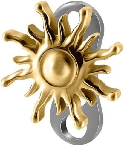 Kokoma 14G Minimalist Sun Dermal Anchor Tops and Base G23 Titanium Surface Skin Piercing Studs Internally Threaded Microdermal Body Jewelry 1 Pc Hypoallergenic in Saudi Arabia