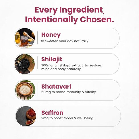 Shilajit for Women Honey Sticks (30 Count) – Liquid Himalayan Shilajit with Shatavari, Saffron & Raw Honey, 75% Fulvic Acid + 84 Trace Minerals, Daily Energy & Wellness in Saudi Arabia